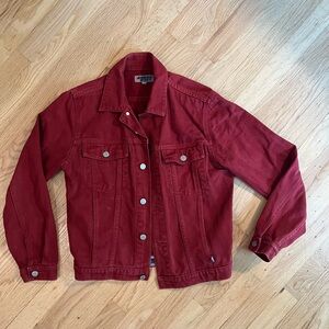 Guess Red Denim Jacket